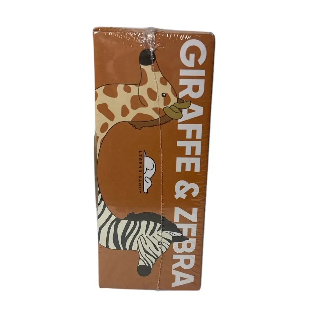 Dog Chew Toy Squeaky Plush Legend Sandy Giraffe & Zebra pet toys NEW